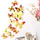 thumbnail image 1 of 12 pegatinas 3D de mariposas arcoíris para pared - PVC, tamaños de 6-11 cm, autoadhesivas, para decorar paredes, puertas, neveras y coches, 1 of 2
