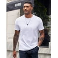 thumbnail image 5 of COOFANDY Plain Tshirts for Men 100% Cotton Short Sleeve T Shirt Crewneck Casual, 5 of 6