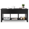 thumbnail image 2 of Giantex Lift Top Coffee Table, with Hidden Storage Compartment and Shelf for Home Living Room, Accent Home Furniture, Wooden Lift Tabletop Storage Coffee Table, 2 of 8