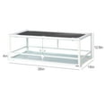 thumbnail image 6 of OiiBO Reptile Glass Terrarium with Swing Doors,  36" x 18" x 12.6"(35 gallon), White, 6 of 8