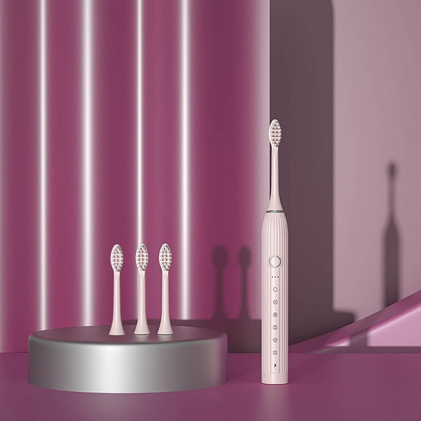 Cepillos de dientes eléctricos para adultos, cepillo de dientes doméstico con carga USB, vibración de seis velocidades, cepillo de dientes de cerdas suaves, cepillos de dientes eléctricos