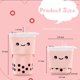 thumbnail image 4 of Boba Lindo estuche de pie para niños, caja de lápices emergente, bolsa de maquillaje, regalo de Navidad para niños, organizador de bolígrafos, bolsa de cosméticos, papelería Kawaii (rosa), 4 of 4