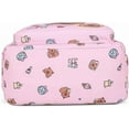 thumbnail image 5 of Backpack Cute Kawaii Backpack 3Pcs Set with Lunch Bag and Pencil Case, Funny Going Out Cartoon Laptop Travel Bag (Pink), 5 of 10