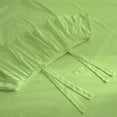 thumbnail image 5 of 4 Piece Corner Ruffle Sheet Set, 6" Inch Corner Ruffle On Flat Sheet And Pillowcases, 18 Inch Deep Pocket, 100% Egyptian Cotton, 800 TC, Twin XL Size, Solid Sage, 5 of 6