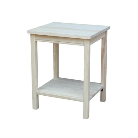 Plank Unfinished Table - International Concepts Ot-41 Portman Accent Table, Ready To Finish