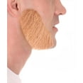 thumbnail image 3 of HPO Adult Men's Mutton Chops Side Burns Beard | Human Facial Hair Gold Color, 3 of 5