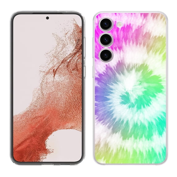 TalkingCase Slim Phone Case Compatible for Samsung Galaxy S23+ Plus 2023, Tie Dye Colorful Print, Lightweight, Flexible, USA