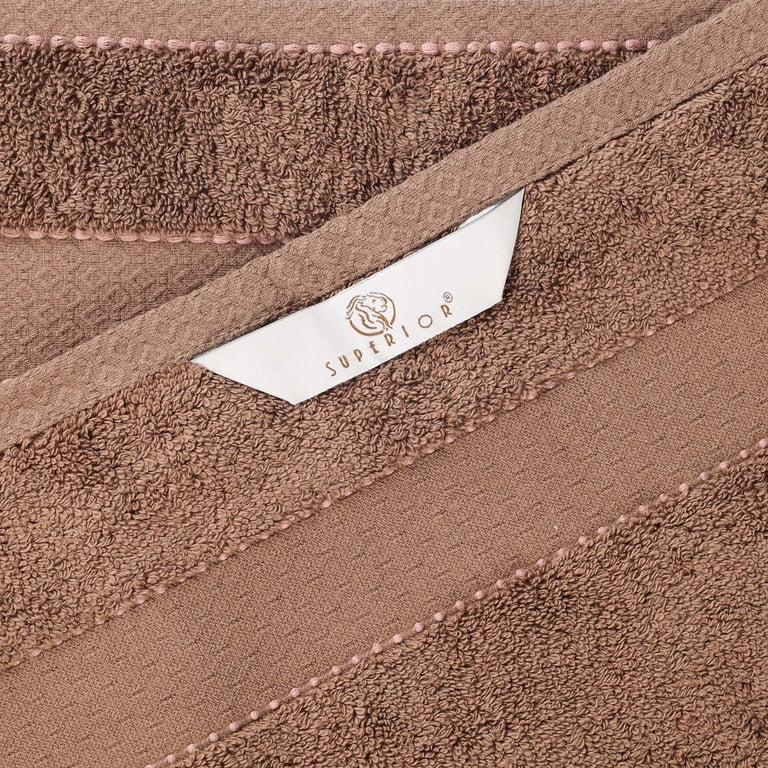 Superior Niles Giza Cotton 2-Piece Bath Sheet Set, Chocolate photo 8
