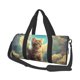 thumbnail image 1 of Fotbe Sunshine Cloud Cute Cat Bolsa Deportiva de Lona Plegable con Estampado, Bolsa de Gimnasio con Bolsillo Seco/Húmedo, Bolsa de Viaje Ultraligera de Gran Capacidad, 1 of 6