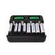 thumbnail image 3 of Bearachild Cargador de batería Pantalla LCD duradera Baterías recargables Cargadores Equipo de carga liviano con chip inteligente Viaje Teléfono y Comunicación, 3 of 6