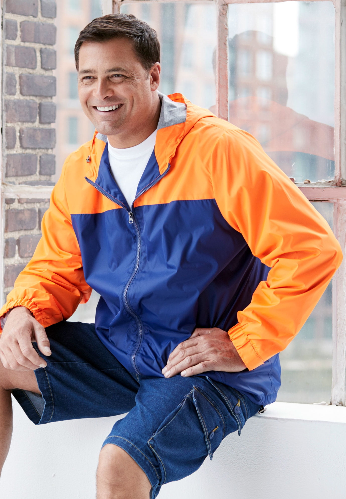 Tall Jersey-Lined Windbreaker - Walmart 