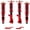 Red, variant on SPEEDWOW Coilovers Shocks Kits for 2006-2012 Mitsubishi Eclipse IV, 2004-2012 Mitsubishi Galant, 24 Levels Damper Adjustable Coilovers Suspension Struts Kit,Purple