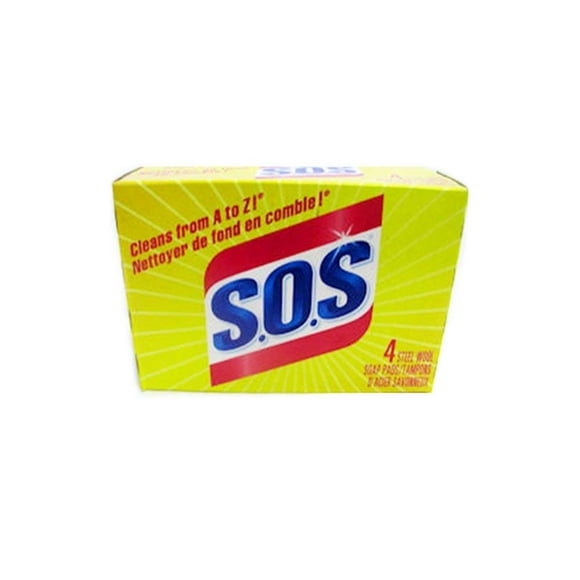 SOS Tampons en Laine d'Acier pour Savon (4 en 1 Pack) 921419