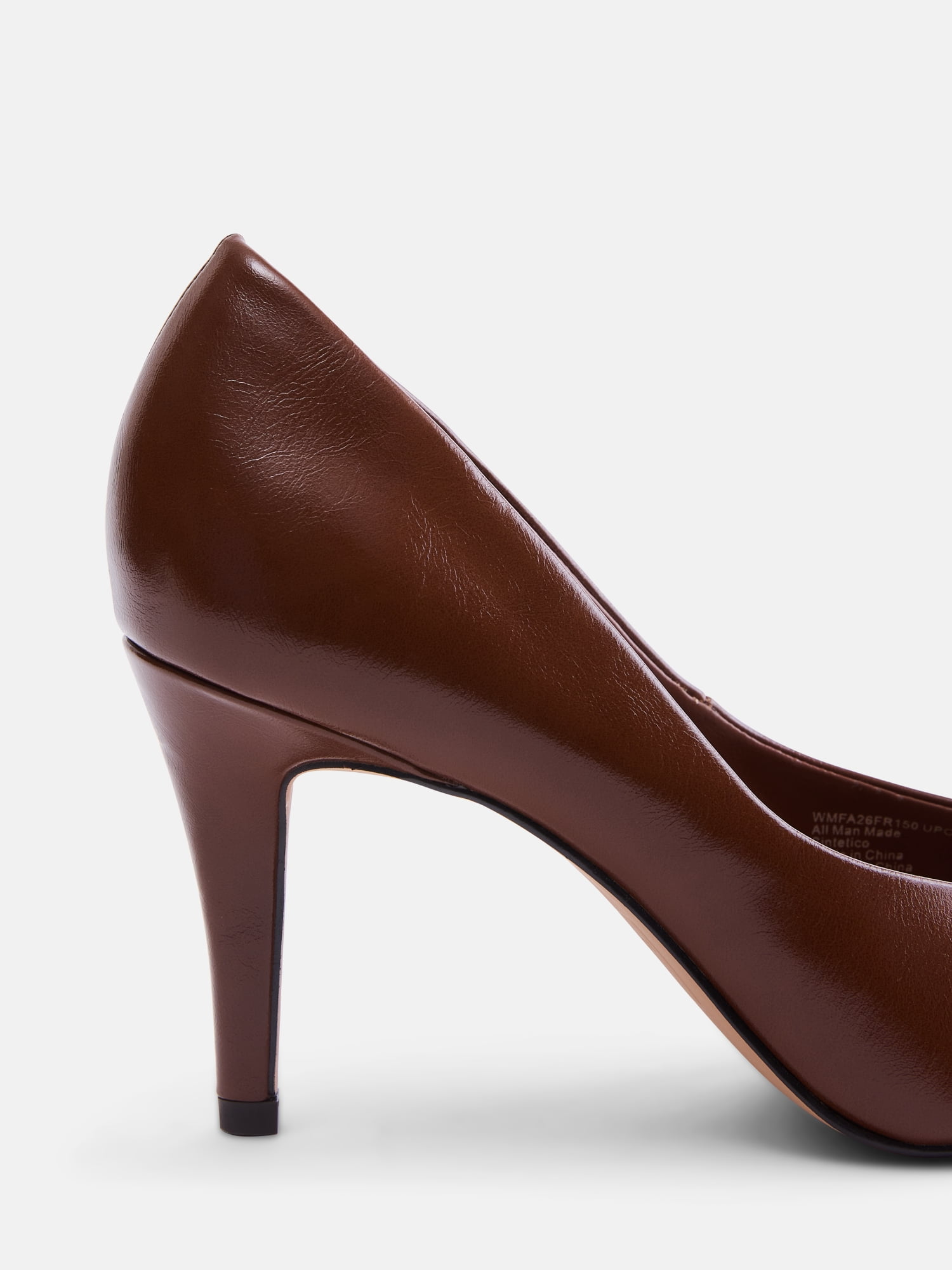 Free Assembly Women's Faux Leather Pointed Toe Pumps
