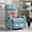 Antique blue green, variant on MAYEERTY Orange Heat Massage Recliner Chair, 360° Swivel Rocker 27"x36"x40" for Living Room