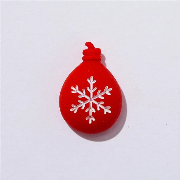 Mini álbum de recortes de colección de Navidad, resina artesanal, accesorios de decoración para celebración de Año Nuevo, fiesta ordinaria, 10 Uds.