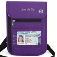 thumbnail image 4 of Travel Neck Pouch Waterproof Safe Passport Holder Pouch Neck Wallet, 4 of 5