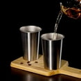 thumbnail image 6 of Premium Stainless Steel Cups 16 Oz Pint Cup Tumbler (16 Pack) - Stackable Cup, 6 of 8