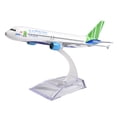 thumbnail image 1 of Simulation Vietnam Bamboo A320 Plane Model 1/400 Scale 15cm Metal Airplane Model for Collection Gift, 1 of 11
