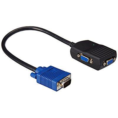 Startech Com 2 Port Vga Video Splitter Usb Powered 48x1536 Vga Video Monitor Splitter Dual Port Walmart Com Walmart Com