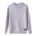 thumbnail image 5 of WRKEKC Boys Long Sleeve Shirts, Girls' Long Sleeve Tees, Boys' and Girls' 3-14 Years Casual Thick Basic T-Shirt Long Sleeve Round Neck Top, 5 of 6