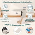 thumbnail image 2 of ELLEGNT 6-in-1 Baby High Chair, Feeding Chair, Convertible Highchair with 5-Point Harness for Babies and Toddlers in Black, 2 of 10