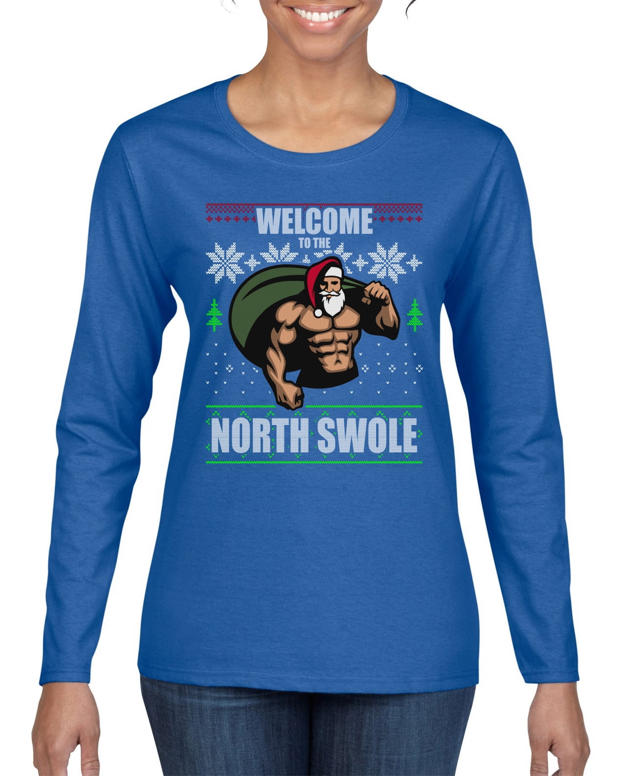 Wild Bobby Funny Santa Gym Lifting 