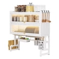 thumbnail image 1 of Escurridor De Trastes De Platos 2 Niveles 85cm Organizador Con Puerta Escuridorde Trastes Escurridor Platos Escurridor Escurridor De Platos Escurridores Trastes Cocina Escurridor Trastes,Blanco, 1 of 8