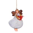 thumbnail image 3 of Adornos navideños de niña ángel de dibujos animados, Papá Noel, colgantes multicolores, adornos colgantes de hierro forjado hechos a mano para festivales, 3 of 5