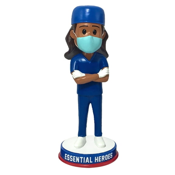 Anesthesiologist Surgeon Respiratory Therapist Heroes Bobblehead Female Dark
