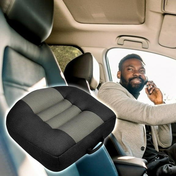 Seat Cushion X 1,Heightening And Thickening Cushions, Driving Test Cushions, Training And Learnin,Black Car Booster Seat