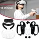 thumbnail image 1 of Cubierta 10 en 1 Cubierta transparente para PC VR Shell Cubierta del controlador para Meta Quest 3 (Negro), 1 of 9