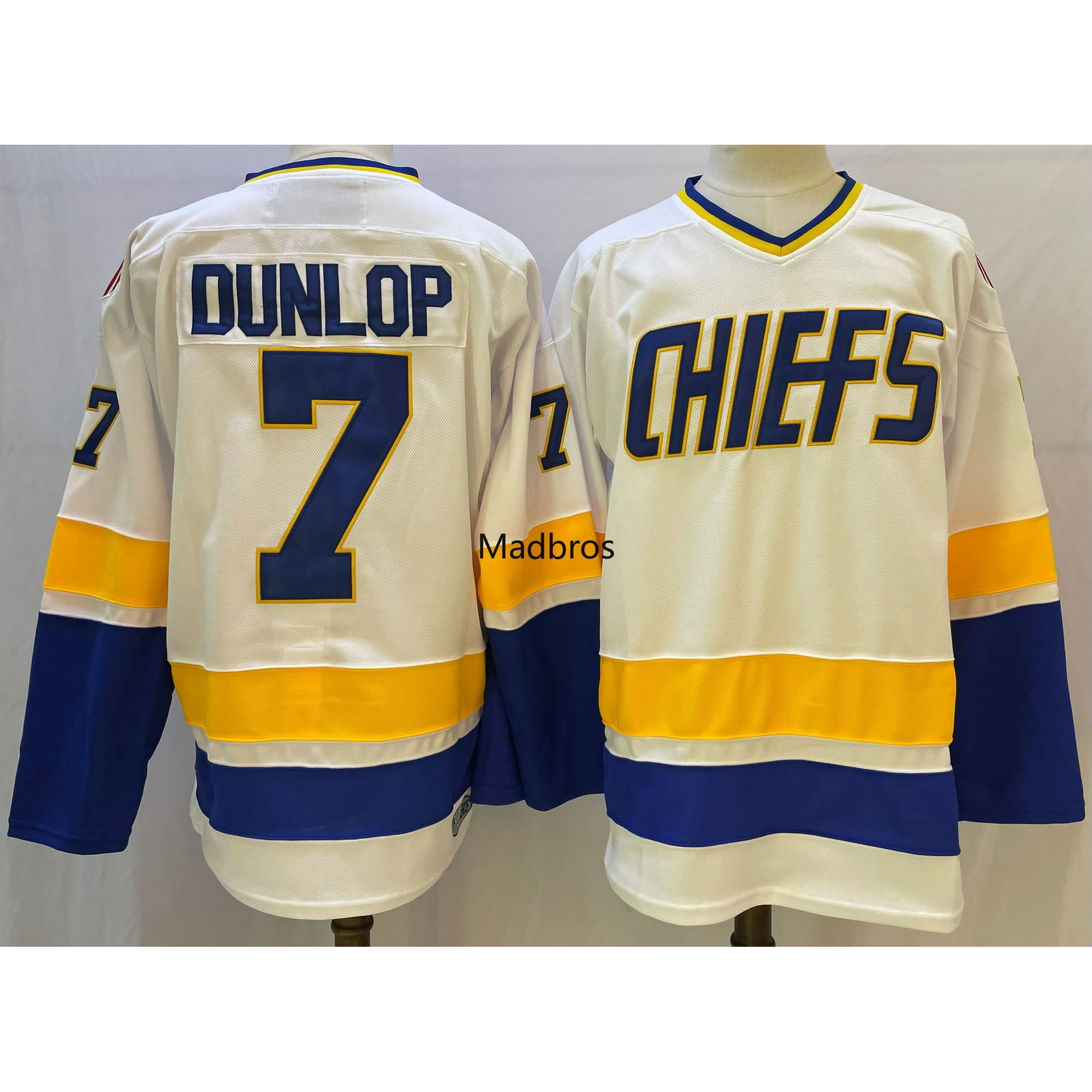 Reggie Dunlop Jersey Hanson Brothers Hockey Jerseys Charlestown
