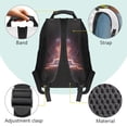 thumbnail image 4 of Pzuqiu Fire Ice Soccer 17 Inch School Backpack for Students Ages 6-18 Cute Book Bag with Padded Straps Fully Print Large Capacity Scholbag for Teens Middle School High School, 4 of 7