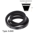 thumbnail image 2 of Uxcell A-840 V Belts Drive Belt 840mm Inner Girth EPDM for Power Transmission, 2 of 6