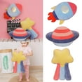 thumbnail image 4 of Toy Star Rocket Dreamy Throw Pillow - Soft Cozy Cushion for Family and Classmates for Space Lovers and Adventurers, 4 of 5