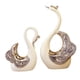 thumbnail image 4 of 2 figuras de cisne para escritorio, regalo de boda, arte artesanal, adorno para fiesta. Estilo B, 4 of 9