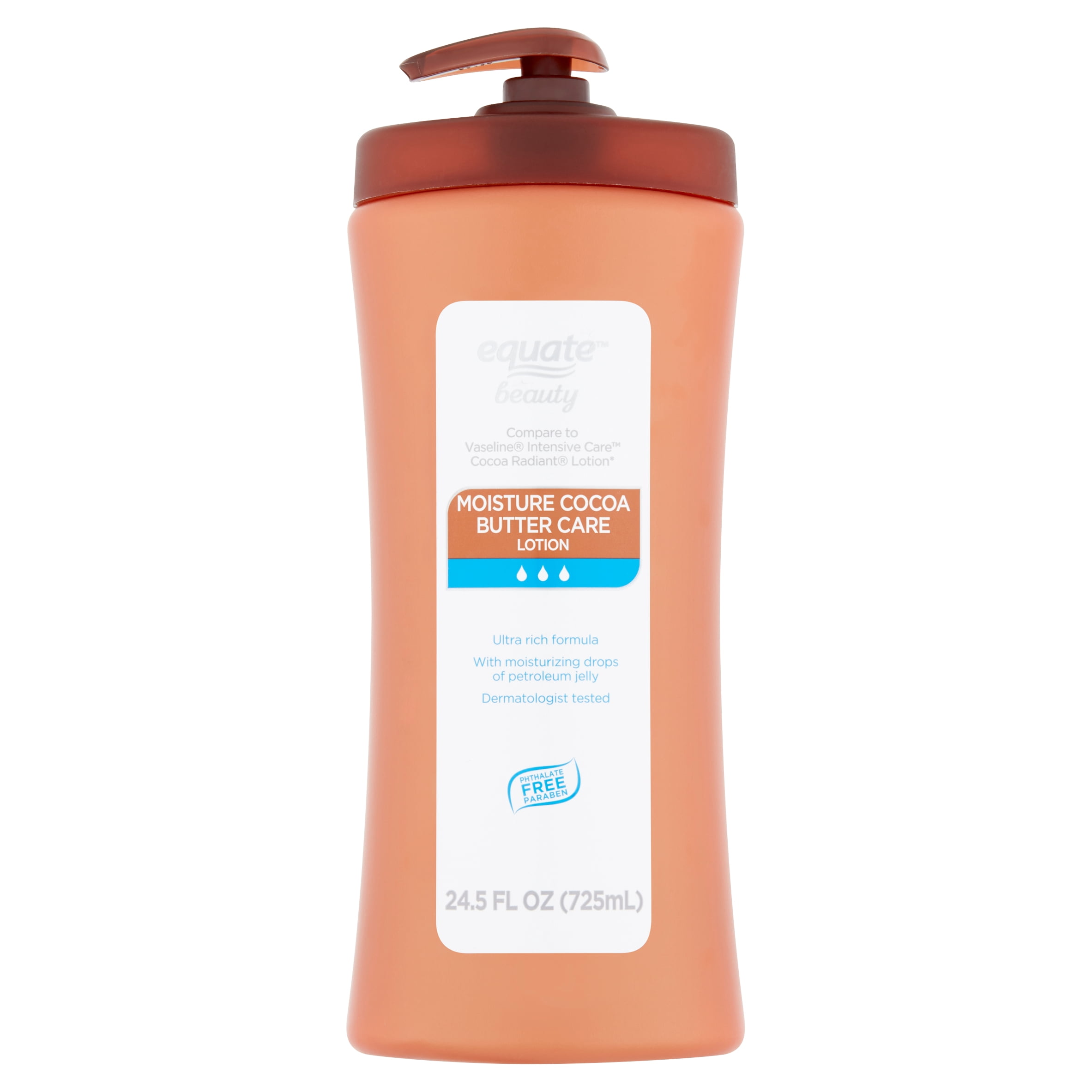 Equate Beauty Moisture Cocoa Butter Care Lotion, 24.5 fl oz