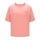 thumbnail image 5 of TaTaai Linen Style Short Sleeve Shirt, Women's Casual Top with Pocket Detail, Slit Hem Design for Spring Summer Wear Gift, 5 of 9
