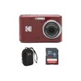 thumbnail image 1 of Kodak PIXPRO FZ45 Friendly Zoom 16MP Full HD Digital Camera (Red) Bundled with 32GB Memory Card and Camera Bag, 1 of 10