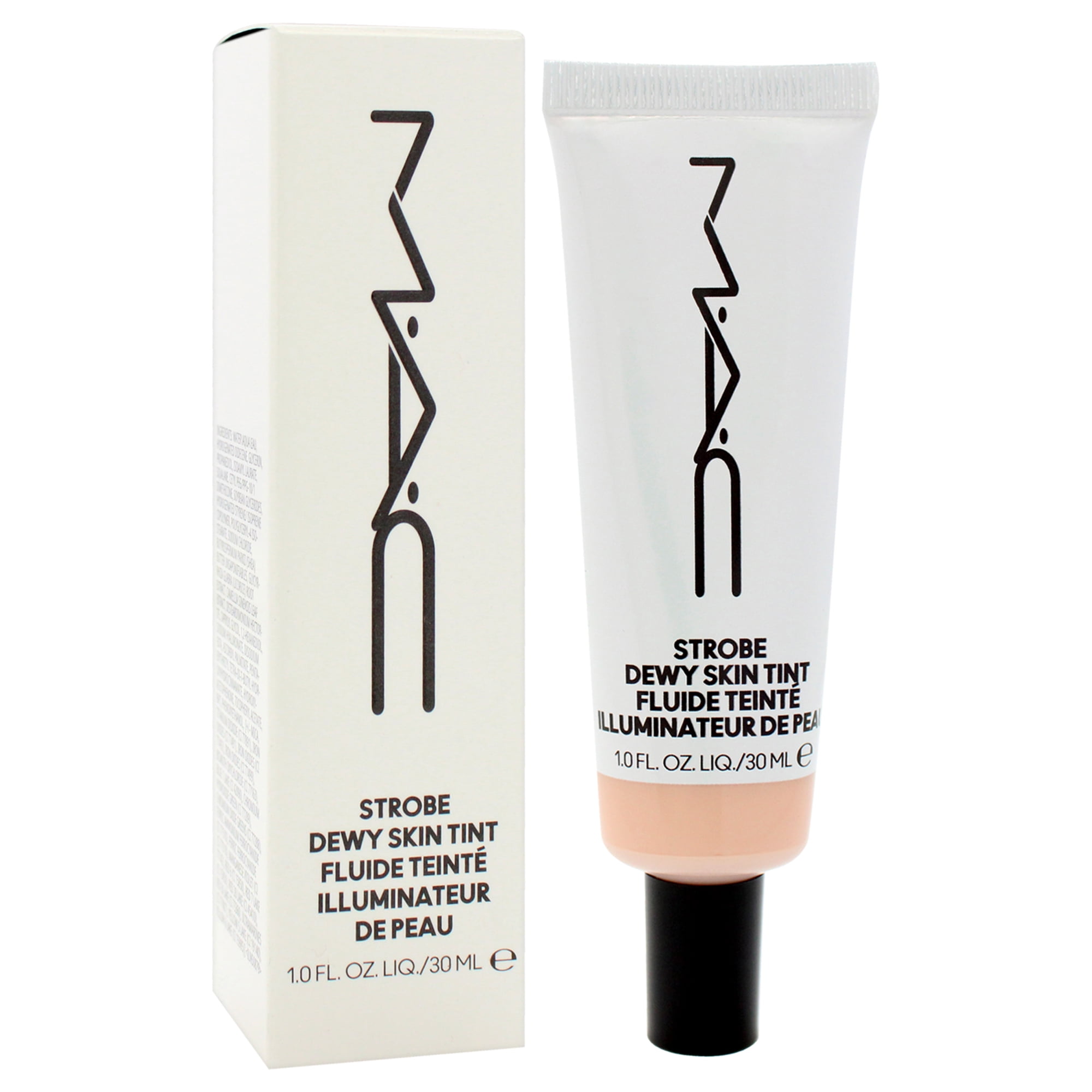 MAC Strobe Dewy Skin Tint - 2 Very Light Beige With Peach Undertones , 1 oz Makeup