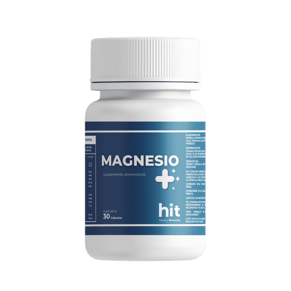 MAGNESIO hit suplemento alimenticio 30 cápsulas