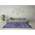 thumbnail image 3 of Ahgly Company Indoor Rectangle Persian Blue Traditional Area Rugs, 5' x 7', 3 of 4