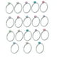 thumbnail image 4 of del cuerpo de los anillos del perno prisionero de la del acero 18pcs-anillos Sunnimix Anillo de nariz aros, 4 of 6