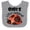 Heather and White, variant on Inktastic Gigi's Little Ladybug Boys or Girls Baby Bib
