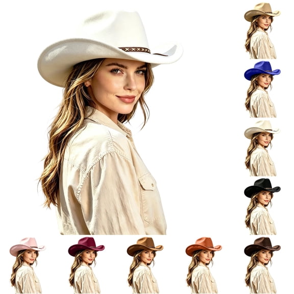 Classic Western Cowboy Hat for And Or Hat for Parties Outdoor Events And Everyday Wear Without Brim Or Strap Hard Hat Cowboy Style