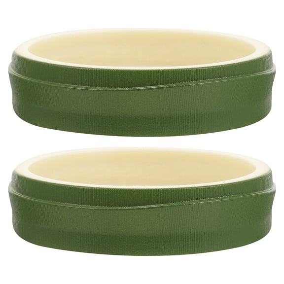 Masteelf  2 Pcs Reptile Water Fountain Leopard Gecko Bowl Lizard Feeding