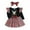 Black, variant on Infant Toddler Baby Girl Christmas Derss Christmas Tree Plaid Lace Party Dress Princess Dress Vest Christmas Clothes Set