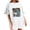 White, variant on Aayomet Women Tops Women's Graphic Oversized Tees Letter Print Summer Tops Half Sleeve Loose Casual T Shirts,Orange XL