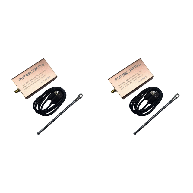 Receptor MSI SDR Pro 10KHz-2GHz Radios definidas por software banda ancha 14 bits